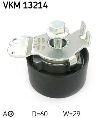 Tensioner Pulley, timing belt SKF VKM13214