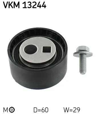 Tensioner Pulley, timing belt SKF VKM 13244