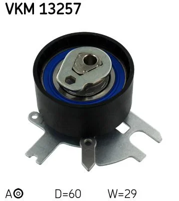 Tensioner Pulley, timing belt SKF VKM 13257