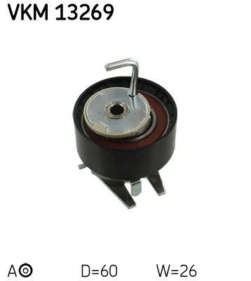 Tensioner Pulley, timing belt SKF VKM 13269
