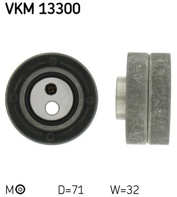 Tensioner Pulley, timing belt SKF VKM 13300