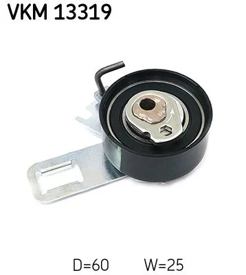 Tensioner Pulley, timing belt SKF VKM 13319