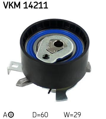 Tensioner Pulley, timing belt SKF VKM14211