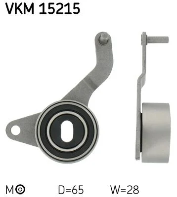 Tensioner Pulley, timing belt SKF VKM15215