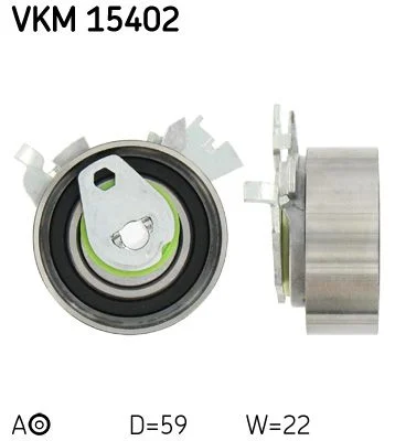 Tensioner Pulley, timing belt SKF VKM15402