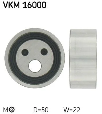 Tensioner Pulley, timing belt SKF VKM 16000