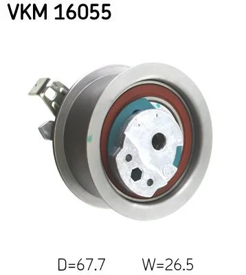Tensioner Pulley, timing belt SKF VKM 16055
