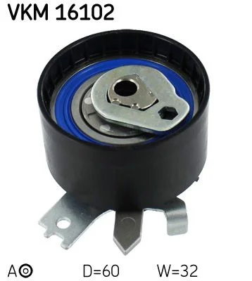 Tensioner Pulley, timing belt SKF VKM16102