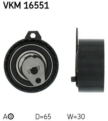 Tensioner Pulley, timing belt SKF VKM 16551