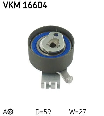 Tensioner Pulley, timing belt SKF VKM 16604