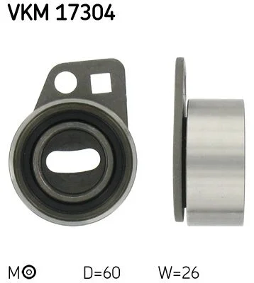 Tensioner Pulley, timing belt SKF VKM 17304