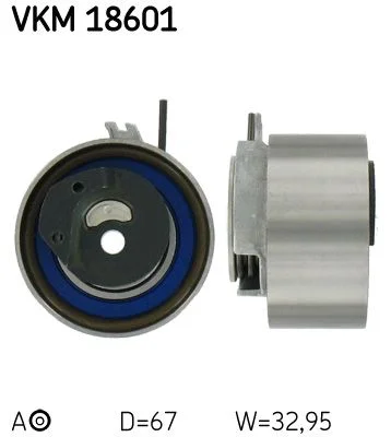Tensioner Pulley, timing belt SKF VKM 18601