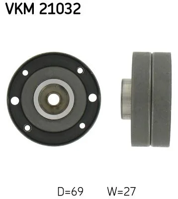 Polia de Desvio/Guia, correia distribuição SKF VKM 21032