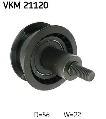 Deflection Pulley/Guide Pulley, timing belt SKF VKM 21120