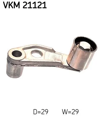 Deflection Pulley/Guide Pulley, timing belt SKF VKM 21121