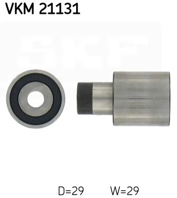 Polia de Desvio/Guia, correia distribuição SKF VKM 21131