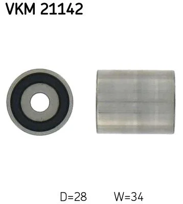 Polia de Desvio/Guia, correia distribuição SKF VKM 21142