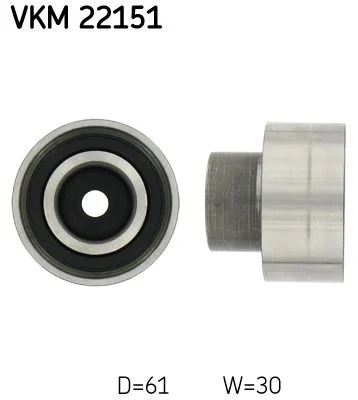 Polia de Desvio/Guia, correia distribuição SKF VKM 22151