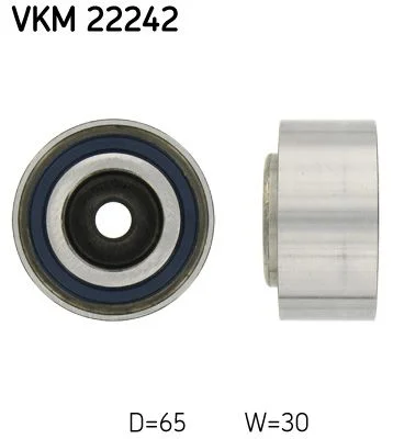 Polia de Desvio/Guia, correia distribuição SKF VKM 22242