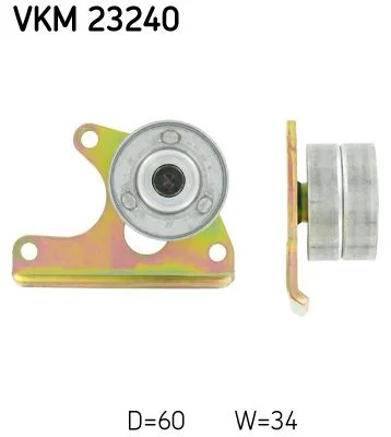 Polia de Desvio/Guia, correia distribuição SKF VKM 23240
