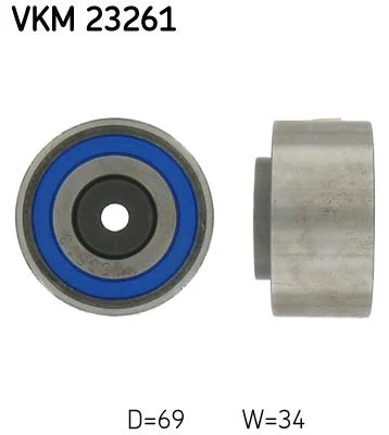 Polia de Desvio/Guia, correia distribuição SKF VKM23261