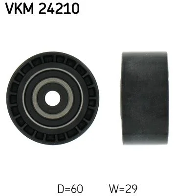 Deflection Pulley/Guide Pulley, timing belt SKF VKM 24210