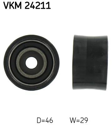 Deflection Pulley/Guide Pulley, timing belt SKF VKM 24211