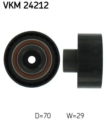 Polia de Desvio/Guia, correia distribuição SKF VKM 24212