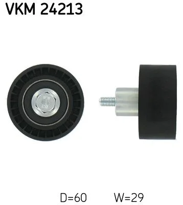 Deflection Pulley/Guide Pulley, timing belt SKF VKM 24213