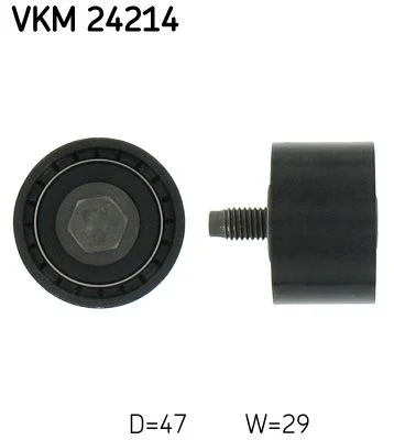 Deflection Pulley/Guide Pulley, timing belt SKF VKM24214