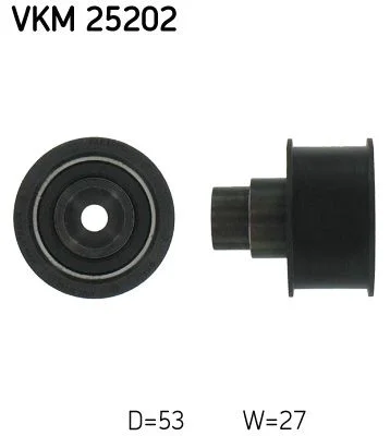 Polia de Desvio/Guia, correia distribuição SKF VKM 25202