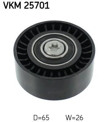 Polia de Desvio/Guia, correia distribuição SKF VKM25701