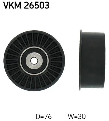 Polia de Desvio/Guia, correia distribuição SKF VKM26503