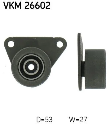 Deflection Pulley/Guide Pulley, timing belt SKF VKM26602