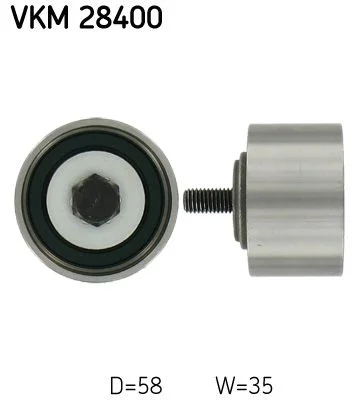 Polia de Desvio/Guia, correia distribuição SKF VKM 28400