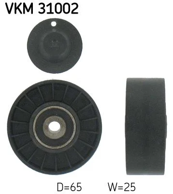 Polia de Desvio/Guia, correia do alternador SKF VKM 31002