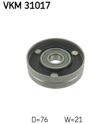 Polia de Desvio/Guia, correia do alternador SKF VKM 31017
