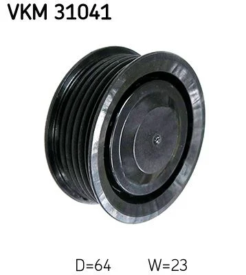 Polia de Desvio/Guia, correia do alternador SKF VKM 31041