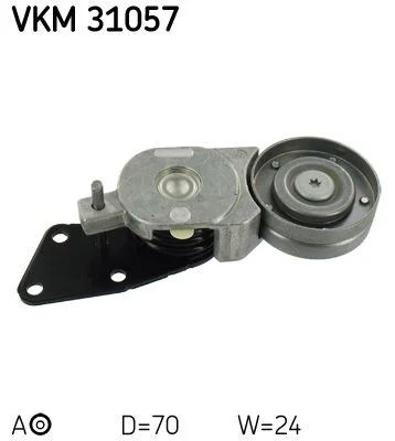 Conjunto de correias em V SKF VKM 31057