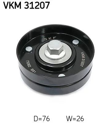 Polia de Desvio/Guia, correia do alternador SKF VKM 31207