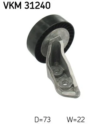 Polia de Desvio/Guia, correia do alternador SKF VKM 31240