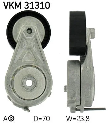 Belt Tensioner, V-ribbed belt SKF VKM 31310