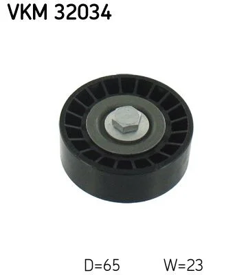 Deflection/Guide Pulley, V-ribbed belt SKF VKM 32034