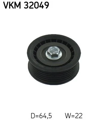Polia de Desvio/Guia, correia do alternador SKF VKM 32049