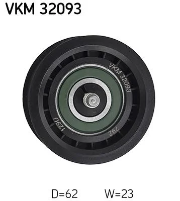Deflection/Guide Pulley, V-ribbed belt SKF VKM 32093