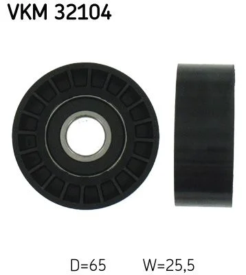 Deflection/Guide Pulley, V-ribbed belt SKF VKM 32104