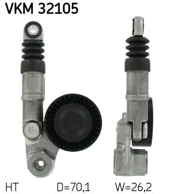 Conjunto de correias em V SKF VKM32105