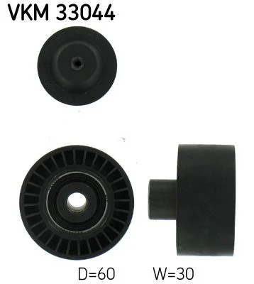 Polia de Desvio/Guia, correia do alternador SKF VKM 33044