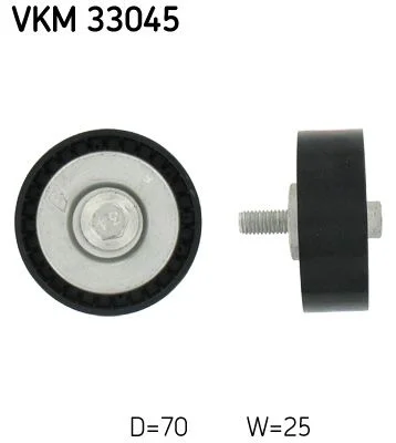 Polia de Desvio/Guia, correia do alternador SKF VKM 33045