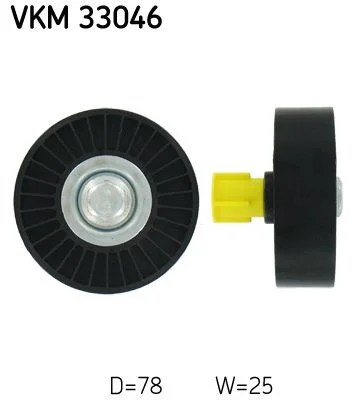 Polia de Desvio/Guia, correia do alternador SKF VKM 33046